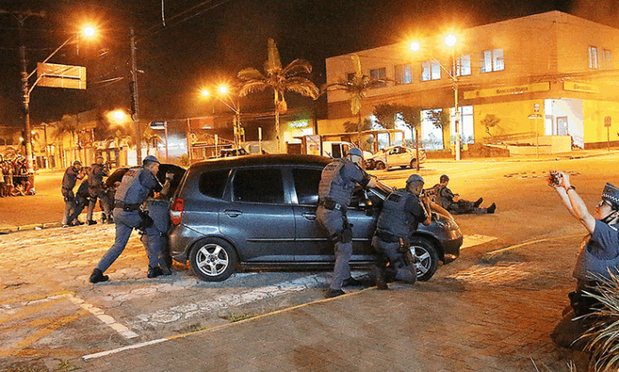Polícia Militar realiza simulação de assalto a banco em Parelhas nesta quarta (30)