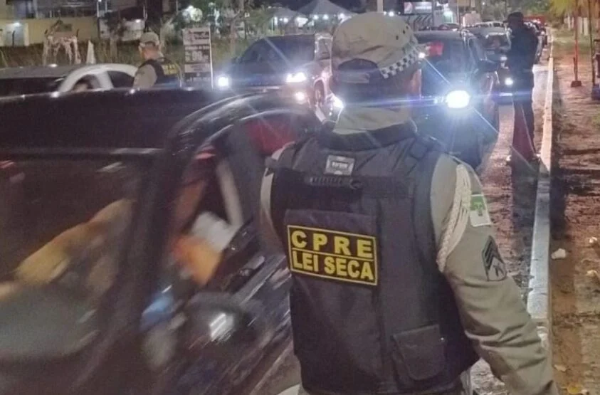 Operação Zero Álcool: 11 motoristas são presos por embriaguez neste final de semana na Grande Natal