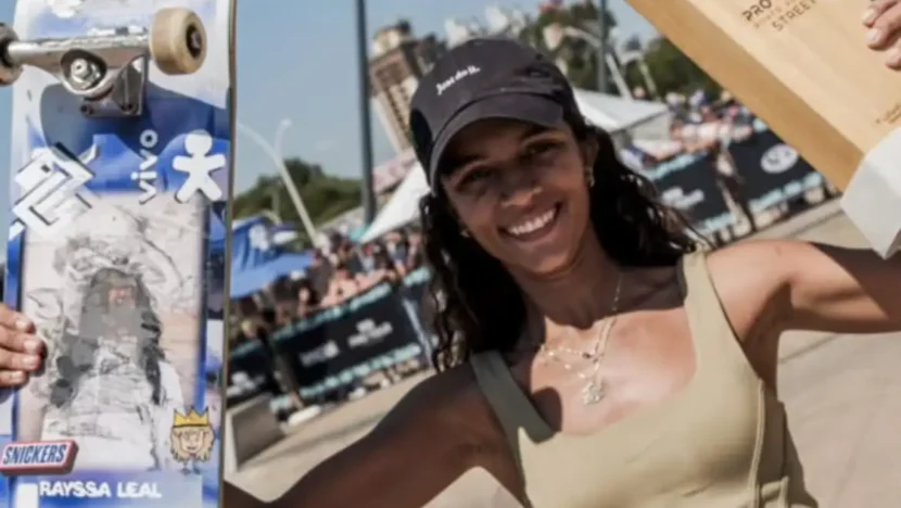 Rayssa Leal vence etapa de abertura da SLS 2025 em Miami; Felipe Gustavo também brilha