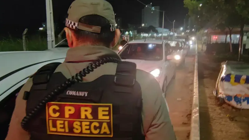 Motorista é preso por embriaguez ao volante durante blitz da Operação Zero Álcool em Nísia Floresta