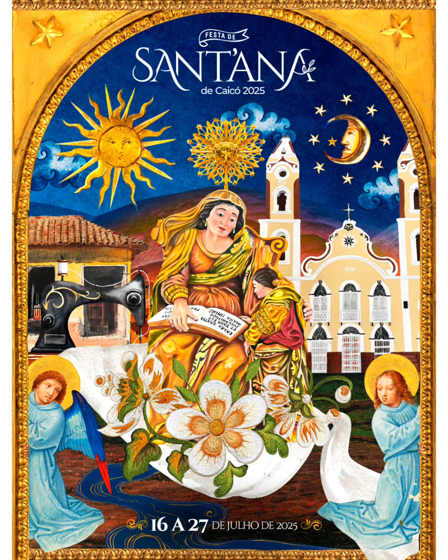 Paróquia divulga cartaz oficial da Festa de Sant’Ana de Caicó 2025